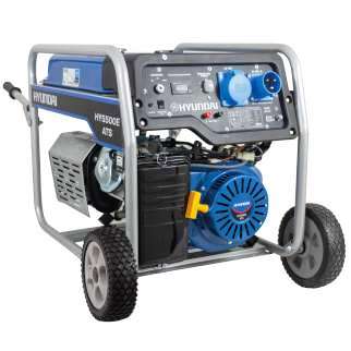 GRUPPO ELETTROGENO HYUNDAI PT6500QATS KW5,8PMBENZINA AVVIAMENTO ELETTR.CON ATS CD.65014