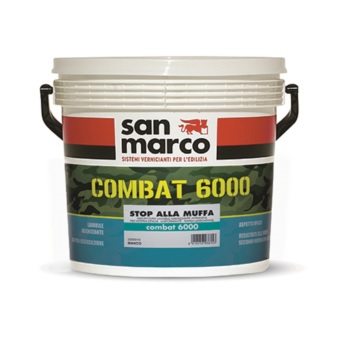 IDROPITTURA COMBAT 6000 LT. 1 LAVABILE       IGIENIZZANTE ANTIMUFFA