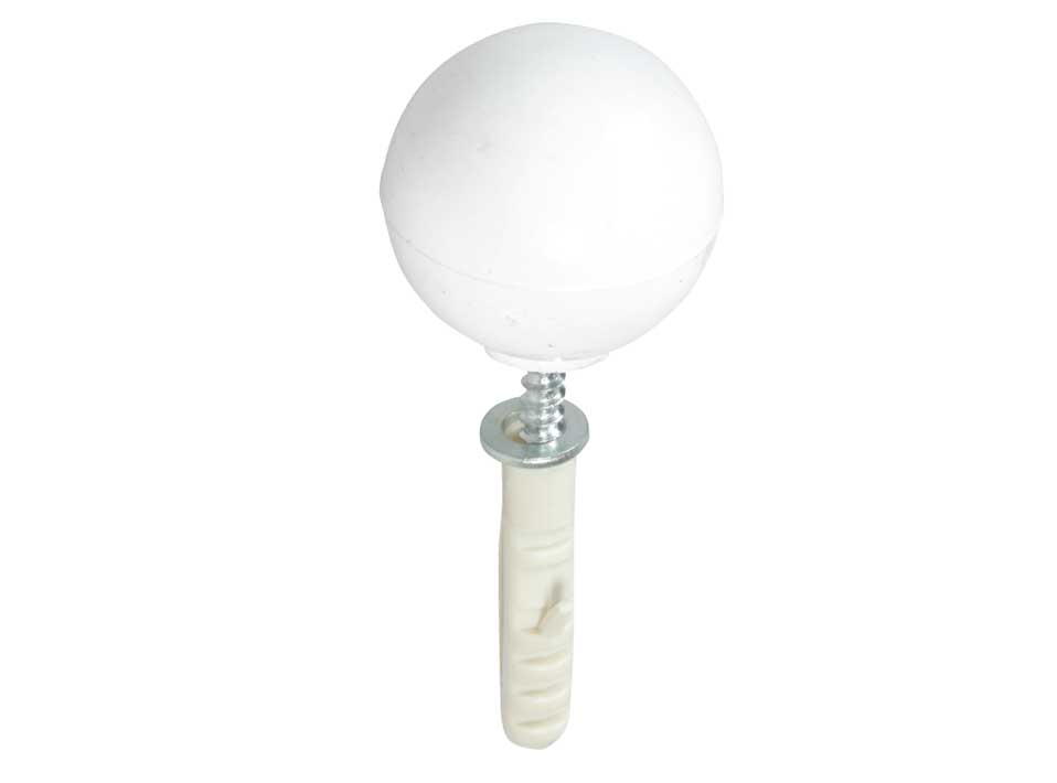 FERMAPORTA A PALLINA BIANCO  266B