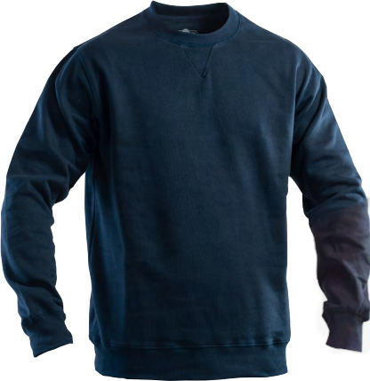 MAGLIA INVERNALE FELPA GIROCOLLO BLU FLP17200