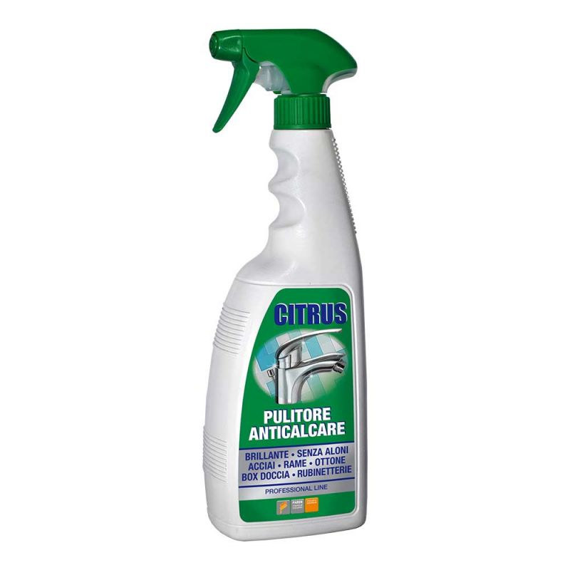 PULITORE CITRUS PROTETTIVO ANTICALCARE BOX   DOCCIA E SANITARI RAME OTTONE SPRAY 750ML