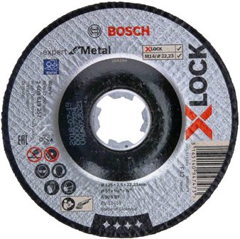 DISCO BOSCH FERRO ATT.XLOCK 125X2,5          2608619257