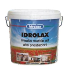 SMALTO MURALE IDROLAX OPACO B/CO 10LT IDROSAN