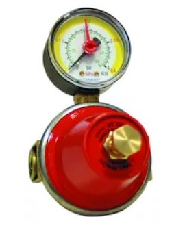 REGOLATORE A/PRES.GPL KG25 I STADIO 3/8 F CONMANOMETRO CON GHIERA ATT.BOMBOLONE TYPE 904