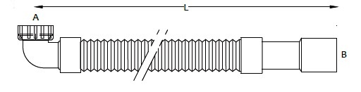 RACCORDO RAPIDO CROMATO CURVO 1