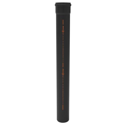 TUBO PP/PVC 1 BICCHIERE 125 X ML.2 NERO      INSONORIZZATO