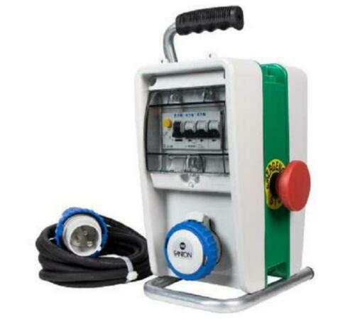 QUADRO PORTATATILE EOLO 3 PR. INDUSTRIALE    C/PULSANTE 220 VOLT CON CAVALLETTO CD.74306