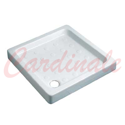 PIATTO DOCCIA  ECO 70X70 H.8/10 PILETTA DA 60CERAMICA BIANCA