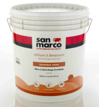 IDROPITTURA SILDOMUS SANA BIANCO LT. 1       AI SILICATI MANGIA FORMALDEIDE