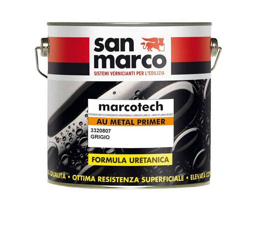 ANTIRUGGINE MARCOTECH AU GRIGIO 0,75 LT      METAL PRIMER