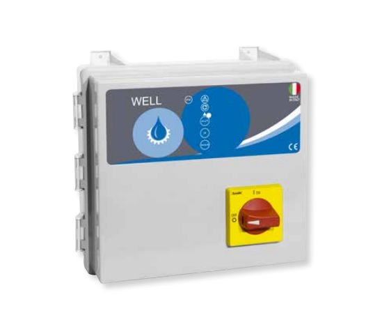 QUADRO WELL 1 ELETTROPOMPA DA 0,5 A 3 HP     MONOFASE 230 KW DA 0,37 A 2,2 ATLANTIC