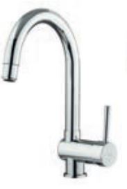 MONOCOMANDO LAVELLO P&B C/DOCCETTA.ESTRAIBILE*GR.AVENA* C.ALTA ORIENTABILE A PONTE 05300G1