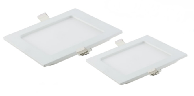 FARETTO OPTONICA LED A SOFFITTO 24W 220X220  6000-4500-3000K QUADRO BIANCO CD.2597