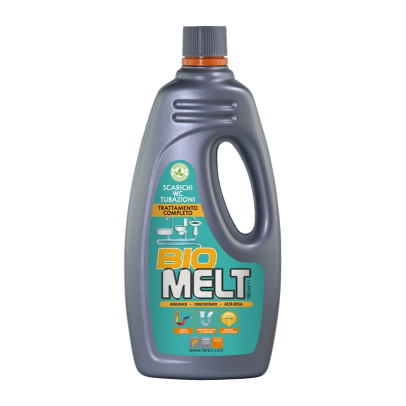 SGORGANTE *BIO MEL * LIQUIDO 1000ML          PER TRATTAMENTO TUBAZIONE DI SCARICO WC