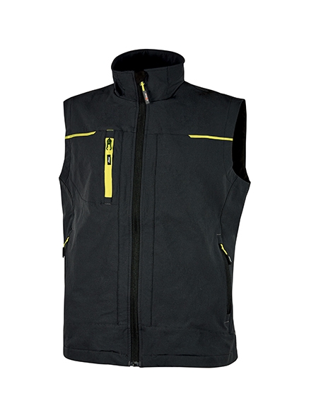 GILET SATURN ESTIVO BLACK CARBON UPOWER      WPE181BC