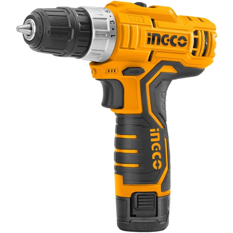 AVVITATORE INGCO 2 BATTERIE 12 VOLT 1,5AH    + 3 PUNTE MURO CIDLI12202E