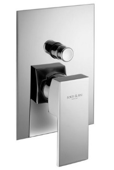 MONOCOMANDO DOCCIA P&B KIKI C/DEVIATORE CROMOCON PIASTRA SLIM COD.34134CR