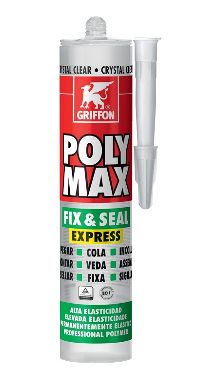 SILICONE POLYMAX ADESI GRIFFON GR.300 CRYSTALINCOLLA/ASSEMBLA/SIGILLA/INT/EST/SUPER RAPIDO