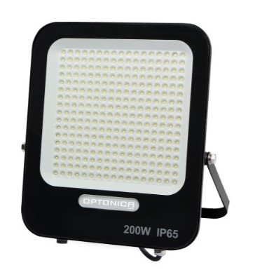 FARO *LED 200W NERO 6000K S/SUPP.2 ANNI GAR  IP65 CD.5738 OPTONICA