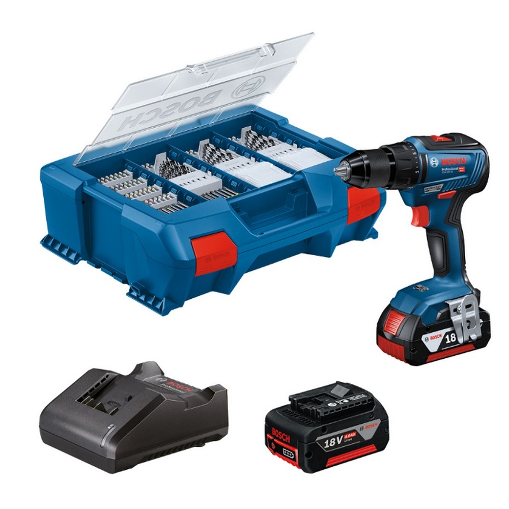 AVVITATORE GSB 18V-65 CON ACCESSORI          2 BATT.4AH PROCORE+ CARICAB.06019N3307