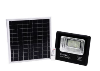 FARO LED* 20W CON PANN.SOLARE 6000K NERO     VT-60W