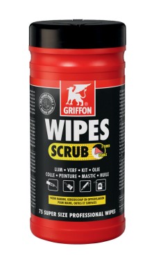 SALVIETTINE UMIDIFICATE GRIFFON WIPES SCRUB  75 STRAPPI 20X25CM COD.D6307282