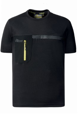 MAGLIA UPOWER T-SHIRT CHRISTAL BLACK CARBON