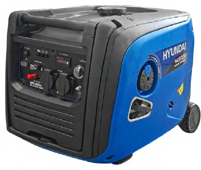 GRUPPO ELETTROGENO HYUNDAI INVERTER 4KW      SILENZ. BENZINA AVVIAMENTO ELETTR.CD.65158