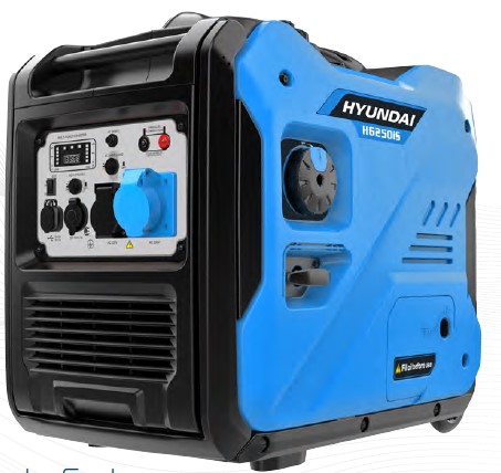 GRUPPO ELETTROGENO HYUNDAI(INV.SIL) 5KW 65159H6250IE BENZINA AVVIAMENTO ELETTR.