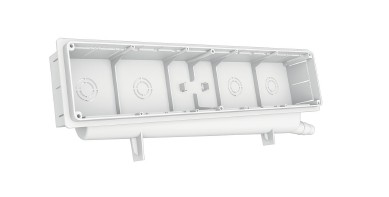 CASSETTA INCASSO CONDIZIONATORI*COMPACT SLIM*TECNOSYSTEMI C/VITI CM.L44XH10XP5,5 1100098V