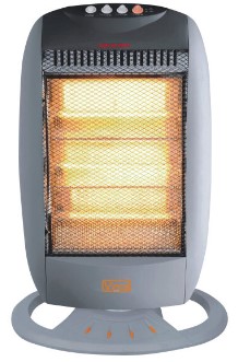 STUFA  ALOGENA VINCO 3 POTENZE 400/800/1200W CD.70102 CON OSCILLAZIONE