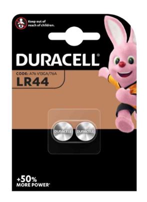 PILA ALCAL.DURACELL LR44 PZ.2 1,5V