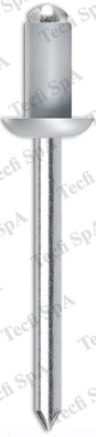 RIVETTI ACCIAIO INOX A2/A2 4X12 CF100PZ