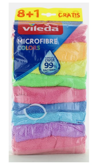 VILEDA PANN0 MICROFIBRA COLORAT0 8+1