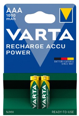 PILA RICARICABILE VARTA M/STILO PZ.2         ACCU POWER HR03