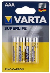 PILA VARTA M/STILO SUPERLIFE R03P PZ.4