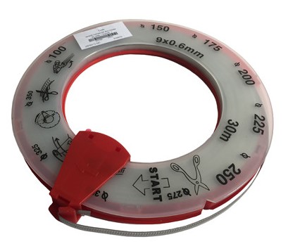 FASCETTA A ROTOLO STRIP STEEL MT.30 BANDA 9  W2 CD.FRB25-9