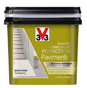 SMALTO RINNOVARE PAVIMENTI *B/CO PIUMA* 2,0LTMULTIMATERIAL SATINATO V33 119805