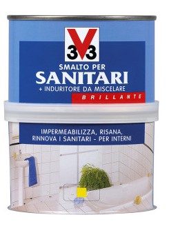 SMALTO + FINITURA PER SANITARI 0,5+O,5 LT    V33 122912