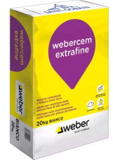 WEBERCEM EXTRAFINE KG.20 BIANCO