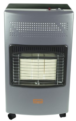 STUFA  GAS GPL VINCO GRIGIA/NERA 42,KW 71426 REGOLATORE NON INCLUSO