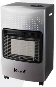 STUFA  GAS GPL VINCO GRIGIA/NERA 42,KW 71426 REGOLATORE NON INCLUSO