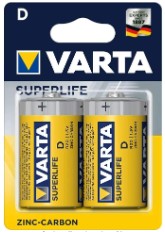 PILA VARTA TORCIA SUPERLIFE PZ.2