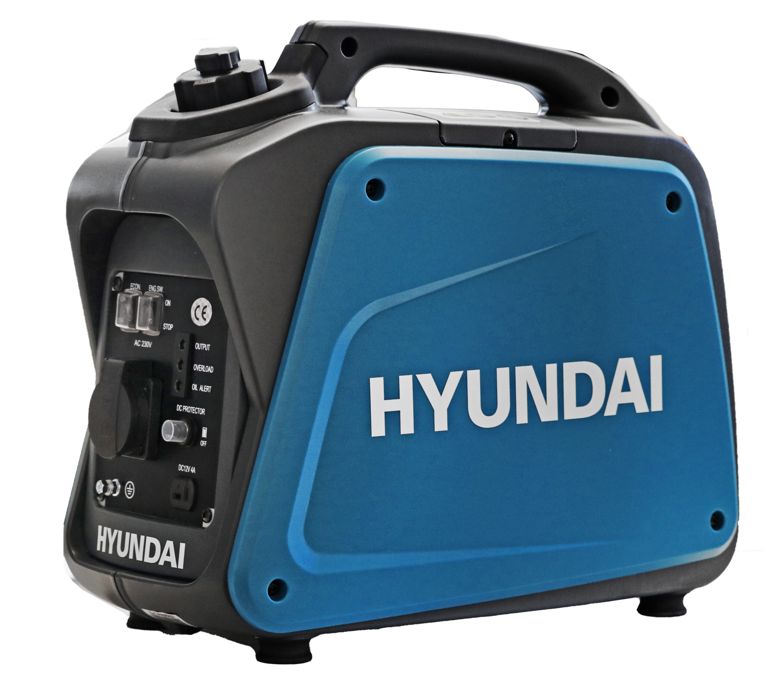 GRUPPO ELETTROGENO HYUNDAI INVERT.1,2KW 65150HYG1200I SILENZ. BENZINA AVVIAMENTO MANUALE