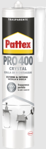 SILICONE PRO400 ADESIVO CRISTALLINO SIGILLANT290 GR 2959873