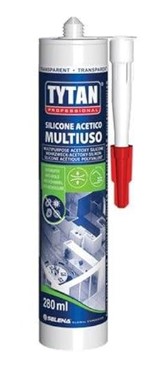 SILICONE ACETICO TRASPARENTE TYTAN ML.280