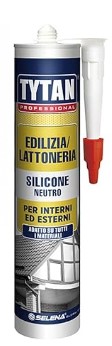SILICONE NEUTRO LAMIERA *TDM* RAL8017 300ML  TYTAN