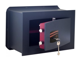 CASSAFORTE STARK A MURO 310X210X195 C/CHIAVE 1801P