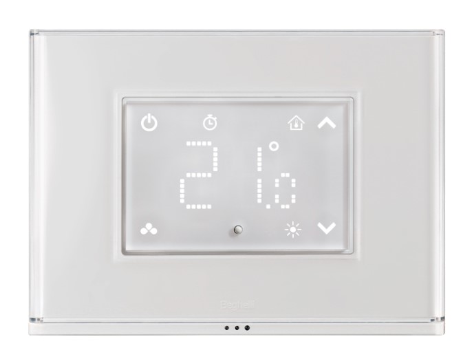 CRONOTERMOSTATO *BEGHELLI* WI/FI TOUCH SCREENC/PLACCA LUMINOSA ALIMENTAZIONE 220V CALDO /