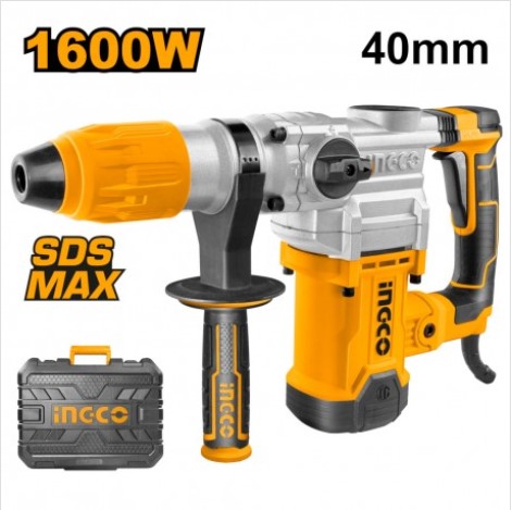 MARTELLO DEMOLITORE INGCO SDS MAX 1600W      RH1600388 C/VALIGETTA